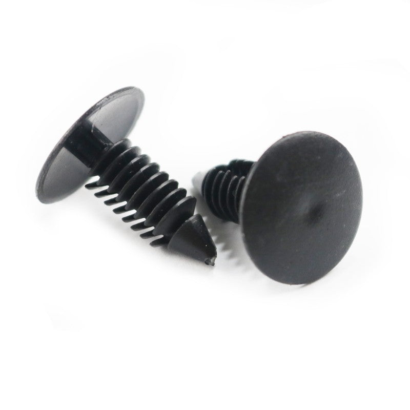 100pcs 8mm Bumper Clips Fender Push Pin Auto Car Hole Plastic Rivets Fastener